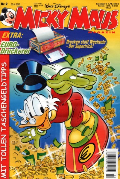 Micky Maus 2002/ 2 (Z0-1), Ehapa