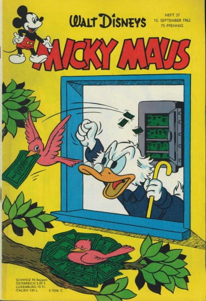 Micky Maus 1962/ 37 (Z1-2), Ehapa
