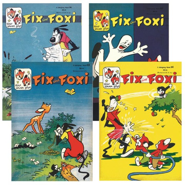 Fix und Foxi 63-66 - 4er Set, ECR Verlag