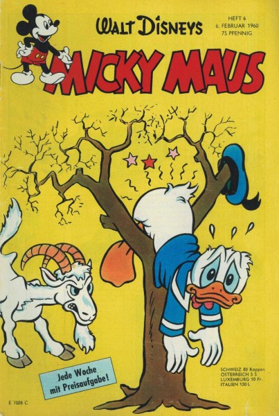 Micky Maus 1960 Konvolut (Z2), Ehapa