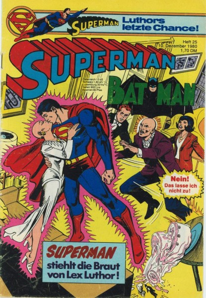 Superman 1980/ 25 (Z2), Ehapa