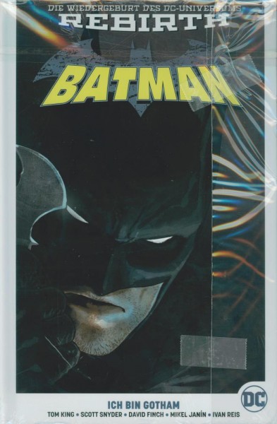 Batman Rebirth Paperback 1 mit Blechschild (lim. 999 Expl.), Panini