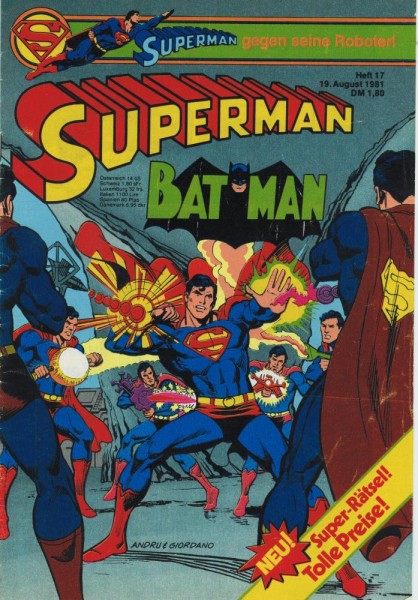 Superman 1981/ 17 (Z1, Sm), Ehapa