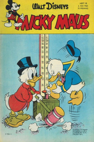 Micky Maus 1963/ 18 (Z1-, SM), Ehapa