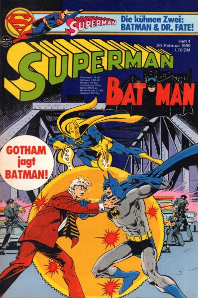 Superman 1980/ 4 (Z1), Ehapa
