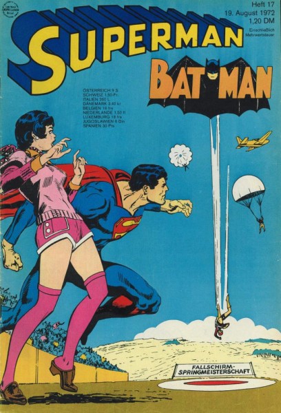 Superman 1972/ 17 (Z1-2, Sm), Ehapa