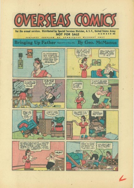 Overseas Comics 95 (Z1, Sz), A.S.F. United States Army
