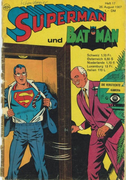 Superman 1967/ 17 (Z2-3/3, Sz), Ehapa