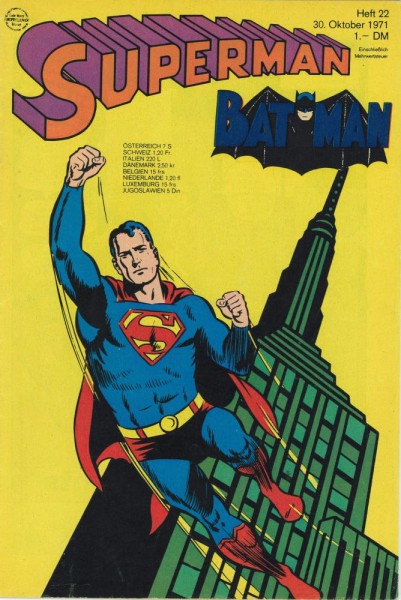 Superman 1971/ 22 (Z1-), Ehapa