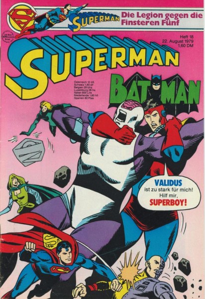 Superman 1979/ 18 (Z1, Sm), Ehapa