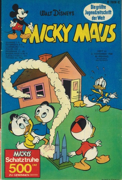 Micky Maus 1968/ 44 (Z1-2), Ehapa