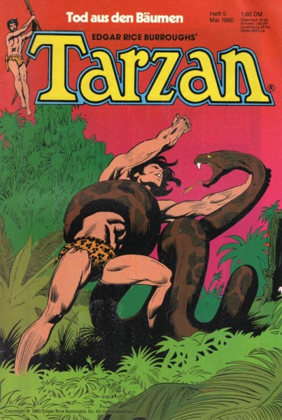 Tarzan, Der Neue 1980/ 5 (Z1), Ehapa
