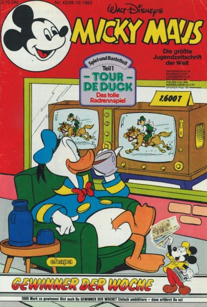 Micky Maus 1982/ 43 (Z1), Ehapa