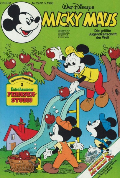 Micky Maus 1983/ 22 (Z0-1/1), Ehapa