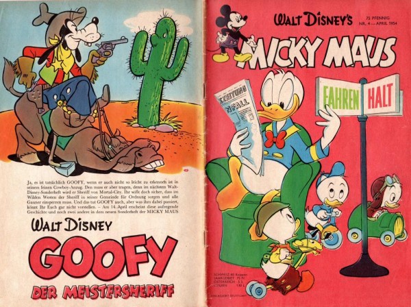 Micky Maus 1954/ 4 (Z1-), Ehapa