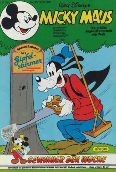 Micky Maus 1982/ 42 (Z0-1/1), Ehapa
