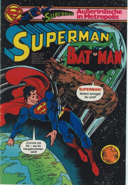 Superman 1980/ 18 (Z1-2), Ehapa