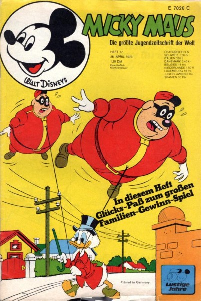 Micky Maus 1973/ 17 (Z1-2), Ehapa