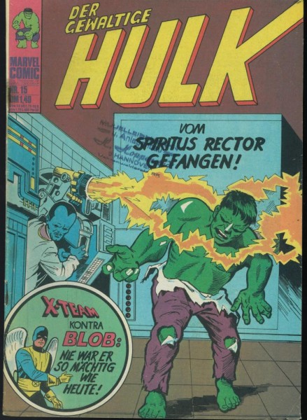 Hulk 15 (Z2, St), Williams