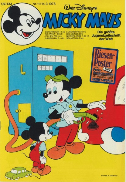 Micky Maus 1978/ 11 (Z0-1), Ehapa