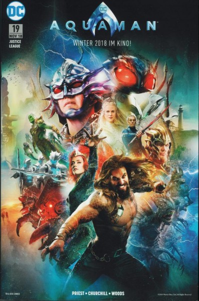 Justice League Rebirth 19 (Aquaman Movie Variant-Cover Edition), Panini