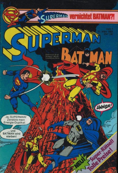 Superman 1982/ 7 (Z1), Ehapa
