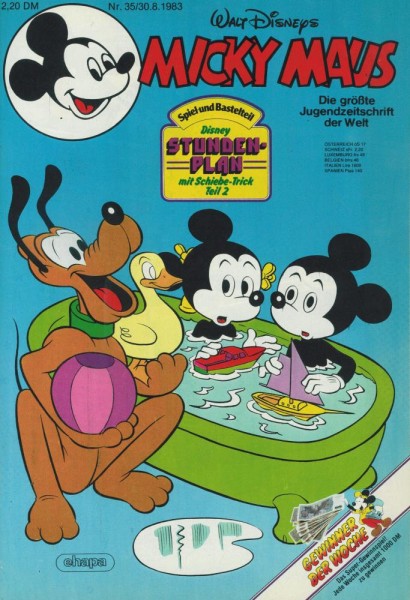 Micky Maus 1983/ 35 (Z1), Ehapa