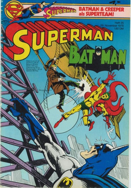 Superman 1978/ 25 (Z1-2, Sz), Ehapa