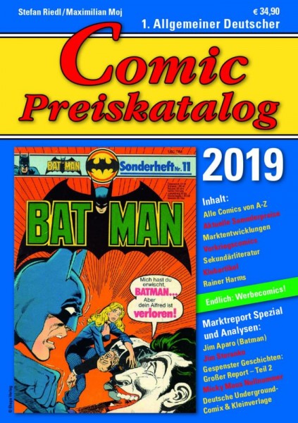 Comic Preiskatalog 2019, Riedl