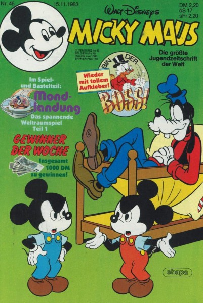 Micky Maus 1983/ 46 (Z0-1/1), Ehapa