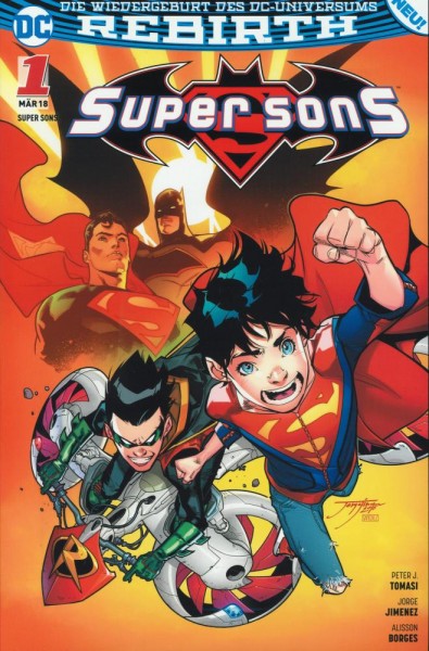 Super Sons Rebirth 1, Panini