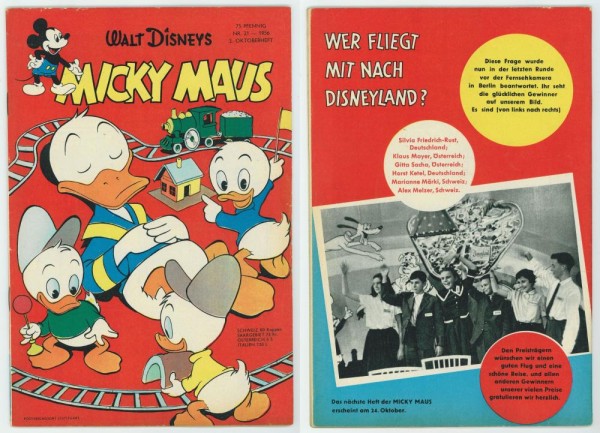 Micky Maus 1956/ 21 (Z1-), Ehapa