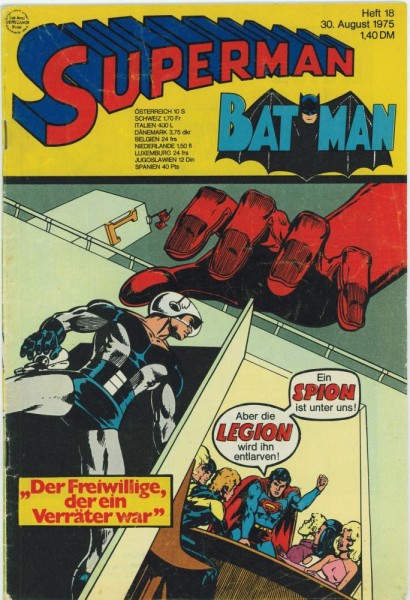 Superman 1975/ 18 (Z1-2, Sm), Ehapa