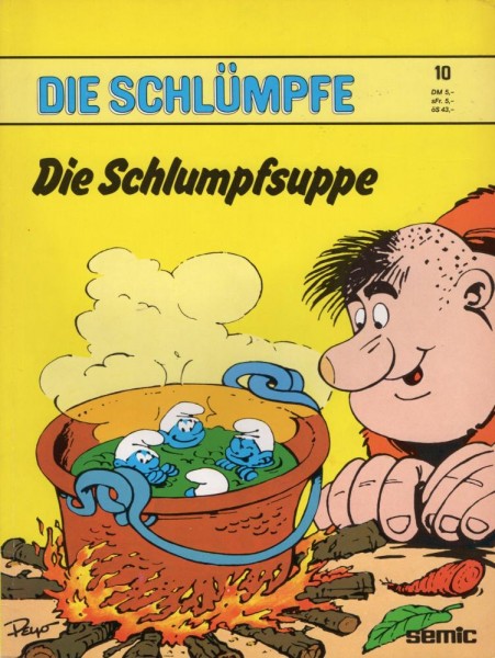 Die Schlümpfe 10 (Z1-), Semic