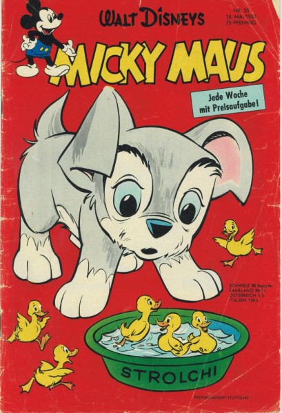 Micky Maus 1959/ 20 (Z2, Sm), Ehapa