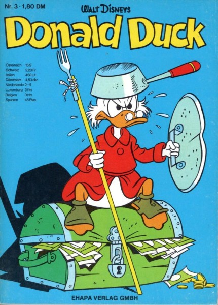 Donald Duck Taschenbuch 3 (Z1, 1. Aufl.), Ehapa