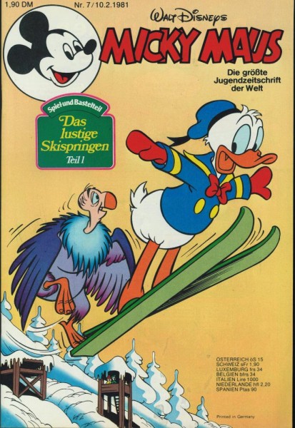 Micky Maus 1981/ 7 (Z1), Ehapa