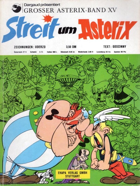 Asterix 15 (Z1-, 1. Auflage), Ehapa