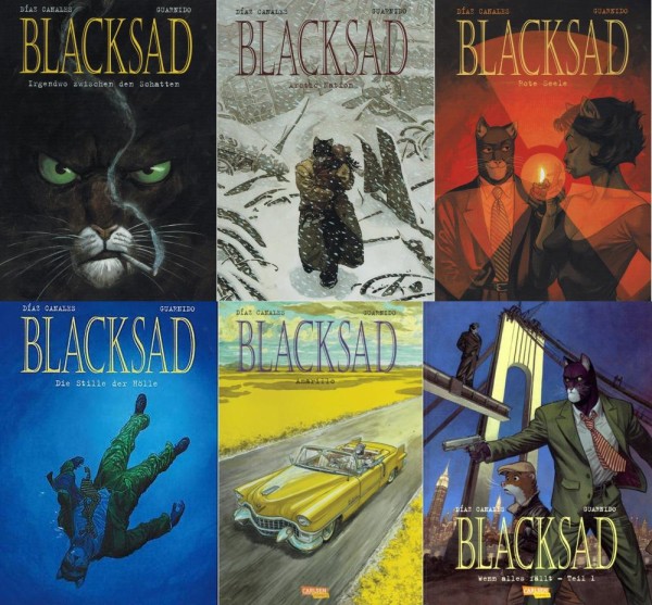 Blacksad 1-6 (Z0, 1. Aufl.), Carlsen