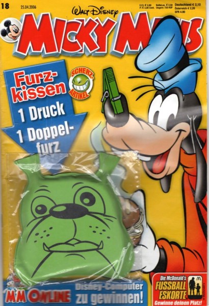 Micky Maus 2006/ 18 (Z1), Ehapa