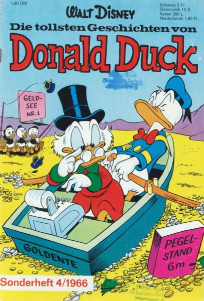 Die tollsten Geschichten von Donald Duck Sonderheft 4 (Z1-2, St), Ehapa