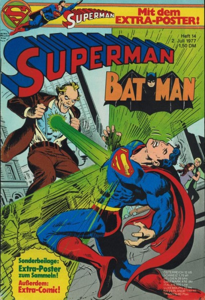 Superman 1977/ 14 (Z1, Sm), Ehapa