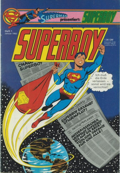 Superboy 1982/ 1 (Z1), Ehapa
