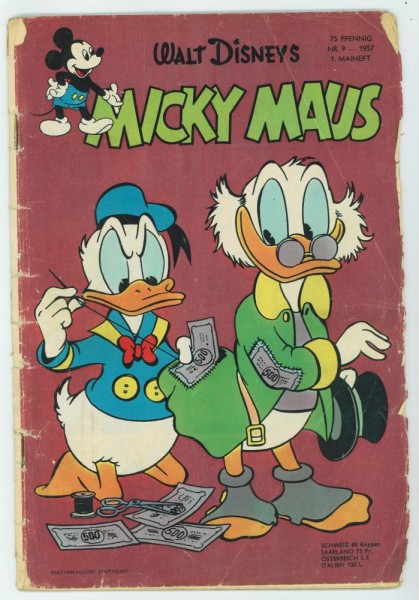 Micky Maus 1957/ 9 (Z3-), Ehapa