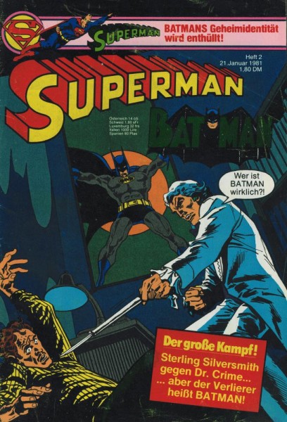 Superman 1981/ 2 (Z1-), Ehapa