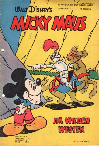 Micky Maus Sonderheft 30 (Z2, gel.), Ehapa