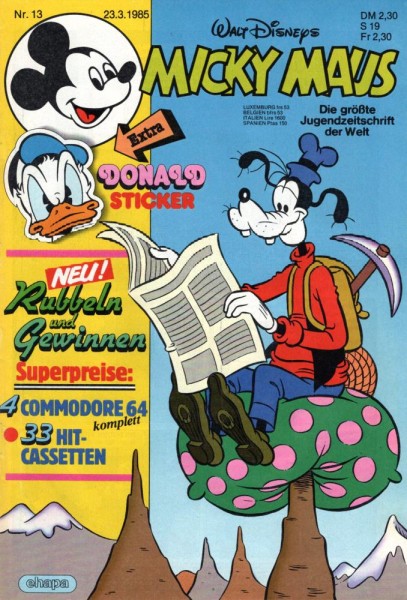 Micky Maus 1985/ 13 (Z0-1), Ehapa