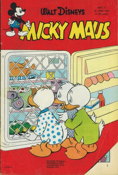 Micky Maus 1964/ 16 (Z1, Sm), Ehapa