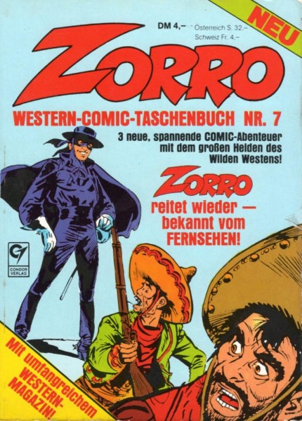 Zorro Comic-Taschenbuch 7 (Z1-2), Condor