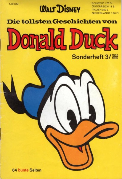 Die tollsten Geschichten von Donald Duck Sonderheft 3 (Z1-2/2), Ehapa